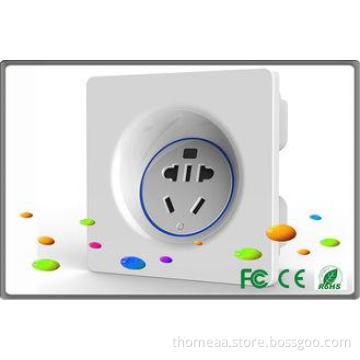 Zigbee / wifi wireless remote controlled plug for smart hom